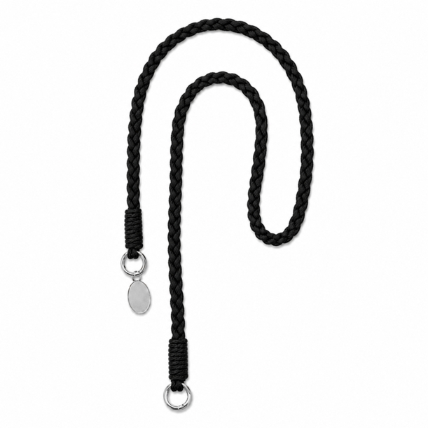 Шнурок на карабине BraidLite, чёрный (Изображение 1)