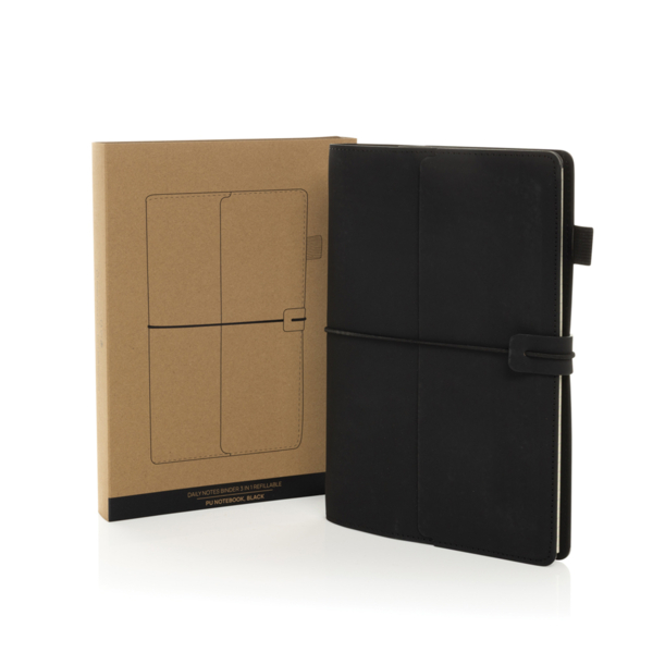 Многофункциональный блокнот Daily Notes Binder 3 в 1 в обложке из PU, А5 (Изображение 2)