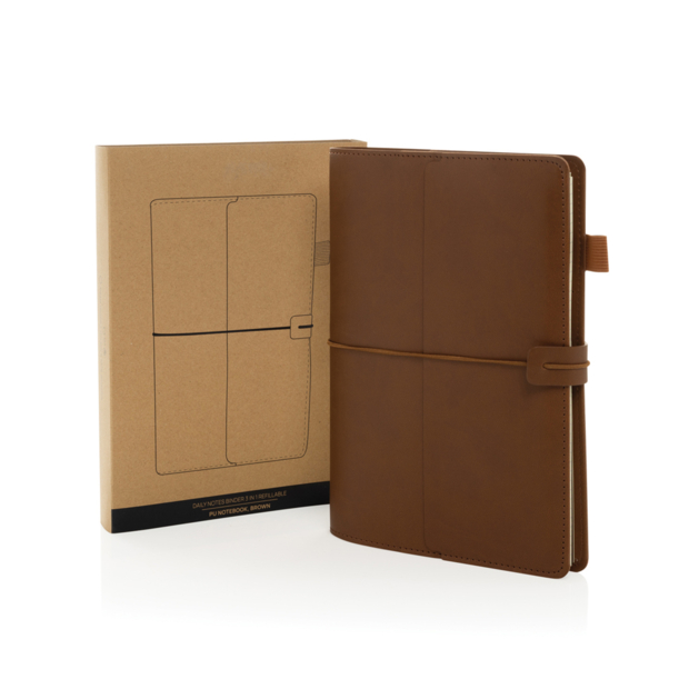 Многофункциональный блокнот Daily Notes Binder 3 в 1 в обложке из PU, А5 (Изображение 2)