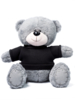 Мишка серый "Ted" в свитшоте (черный) (Изображение 1)