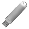Флеш накопитель USB 2.0 + TYPE C Cupertino, металл, серебристый матовый, 32 GB (Изображение 2)