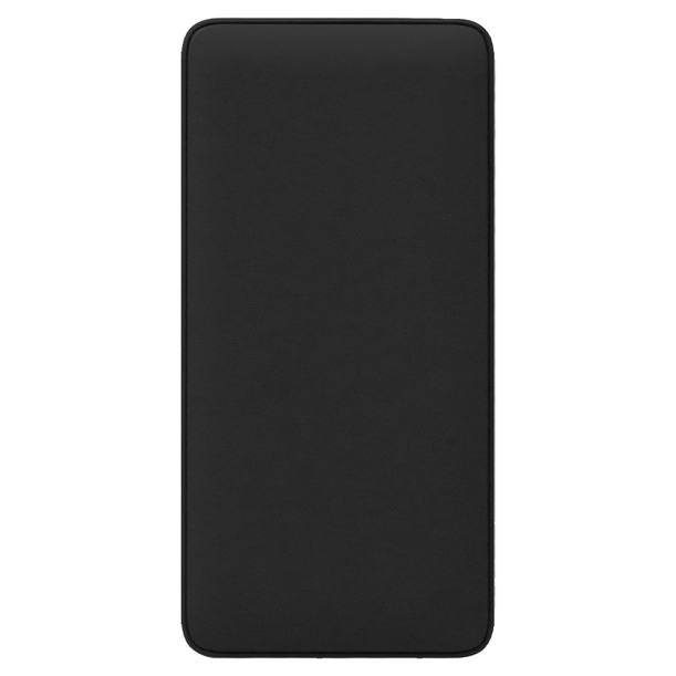 Внешний аккумулятор (powerbank)  «WeCharge Soft Touch»,  10 000 mAH, Power Delivery (PD) 25.5W, со светящимся логотипом после гравировки, c цифровым дисплеем для контроля заряда, черный (Изображение 3)