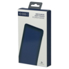 Внешний аккумулятор (powerbank)  «WeCharge Soft Touch»,  10 000 mAH, Power Delivery (PD) 25.5W, со светящимся логотипом после гравировки, c цифровым дисплеем для контроля заряда, темно-синий (Изображение 5)