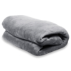 Плед мягкий флисовый Super Soft  Comfort, 125*150 см, серый, в подарочной белой крафтовой коробке с окошком (Изображение 5)