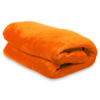Плед мягкий флисовый Super Soft  Comfort, 125*150 см, оранжевый, в подарочной белой крафтовой коробке с окошком (Изображение 5)