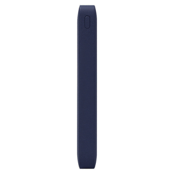 Внешний аккумулятор (powerbank) «WeCharge Velvet», 10 000 mAH, 5V -2A , c цифровым дисплеем для контроля заряда, темно-синий (Изображение 4)