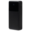 Внешний аккумулятор (powerbank) «Stream 20», 20 000 mAH, с двумя зарядными шнурами,  22,5W (Ватт)  super fast charge, Power Delivery (PD) 25.5W (dfnn), c цифровым дисплеем для контроля заряда, черный (Изображение 2)