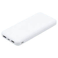 Внешний аккумулятор (powerbank) «Amper», 10 000 mAH, 5V 2.0 A, белый