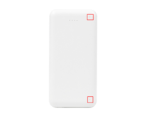 Внешний аккумулятор (powerbank) «Amper», 10 000 mAH, 5V 2.0 A, белый