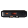 Внешний аккумулятор (powerbank)  «Stream 10»,  10 000 mAH, с двумя зарядными шнурами,  22,5W (Ватт)  super fast charge, Power Delivery (PD) 25.5W (dfnn),  c цифровым дисплеем для контроля заряда, черный (Изображение 6)