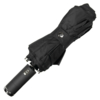 Зонт складной автоматический, Forest Lotus Flashlight, диаметр 100 см, радиус 23 дюйма, 9 панелей, в подарочной коробке,  черный (Изображение 4)