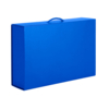 Коробка складная подарочная, 37x25x10cm, кашированный картон, синий (Изображение 1)