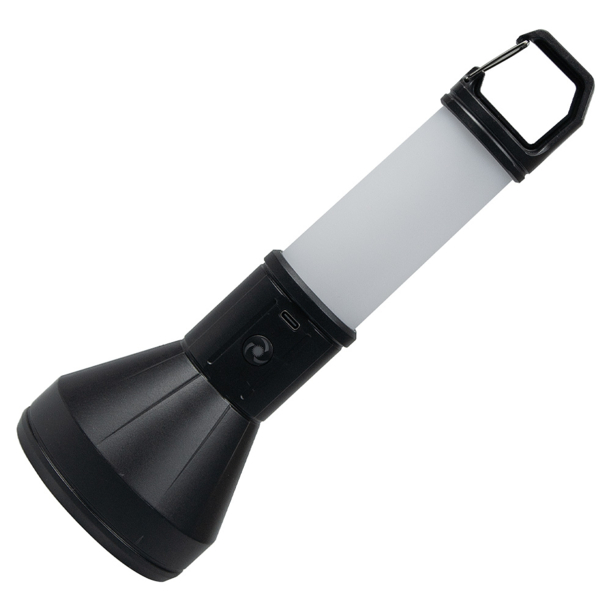 Фонарь Tools Amelia, пластиковый, аккумуляторный, с зарядкой type-c,  черный (Изображение 2)