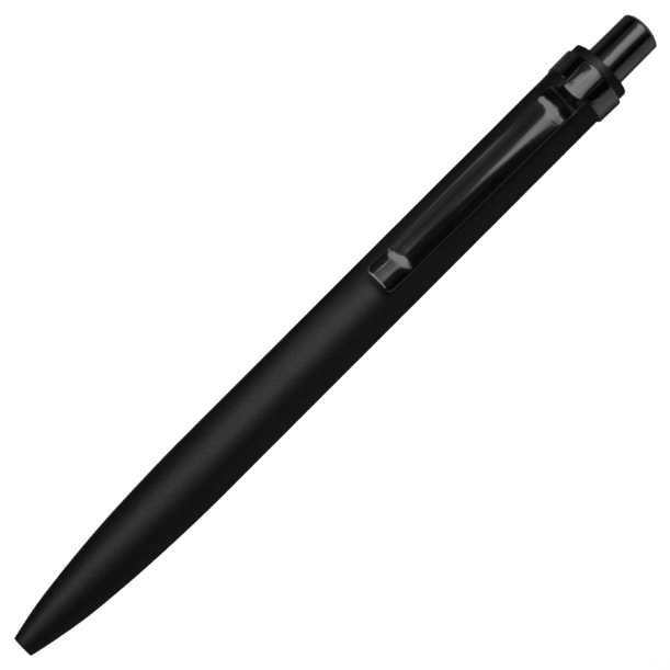 Ручка шариковая Shine Ray Soft touch алюминиевая, черная (Изображение 2)