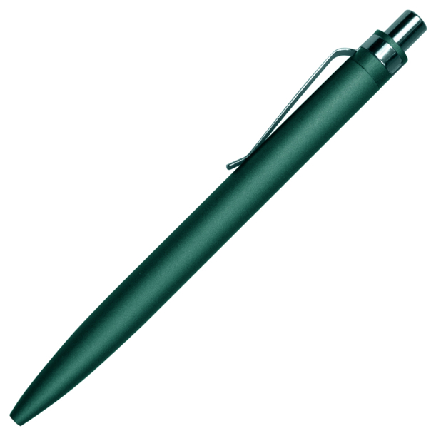 Ручка шариковая Shine Ray Soft touch алюминиевая, зеленая (Изображение 1)