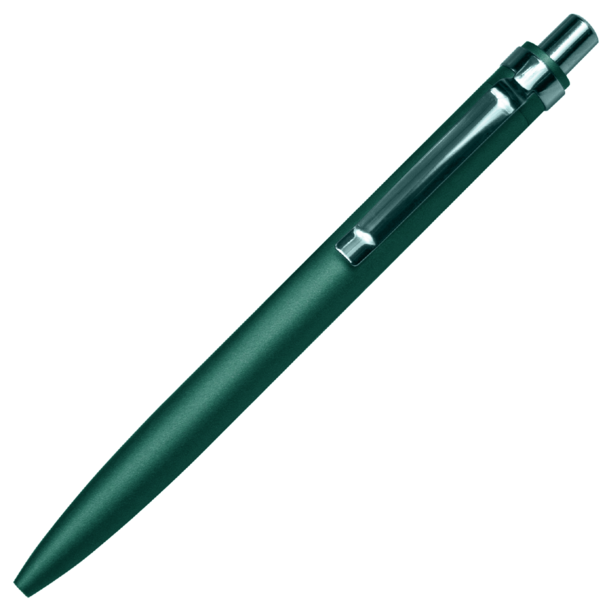 Ручка шариковая Shine Ray Soft touch алюминиевая, зеленая (Изображение 2)