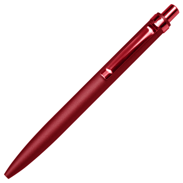 Ручка шариковая Shine Ray Soft touch алюминиевая, бордовая (Изображение 2)