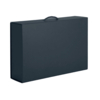 Коробка складная подарочная, 37x25x10cm, кашированный картон, черный (Изображение 1)
