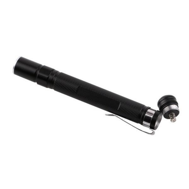 Фонарь Tools Dinan, алюминиевый, с клипсой, черный (Изображение 4)