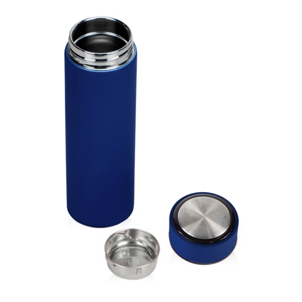 Термос Traveler вакуумный, стальной, 500 мл, матовый, темно-синий (Изображение 2)