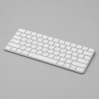 Беспроводная клавиатура Air Keyboard для MAC, Windows, 500 мАч, алюминий (белый)