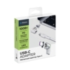 Адаптер USB-С - USB-C, магнитный (белый) (Изображение 6)