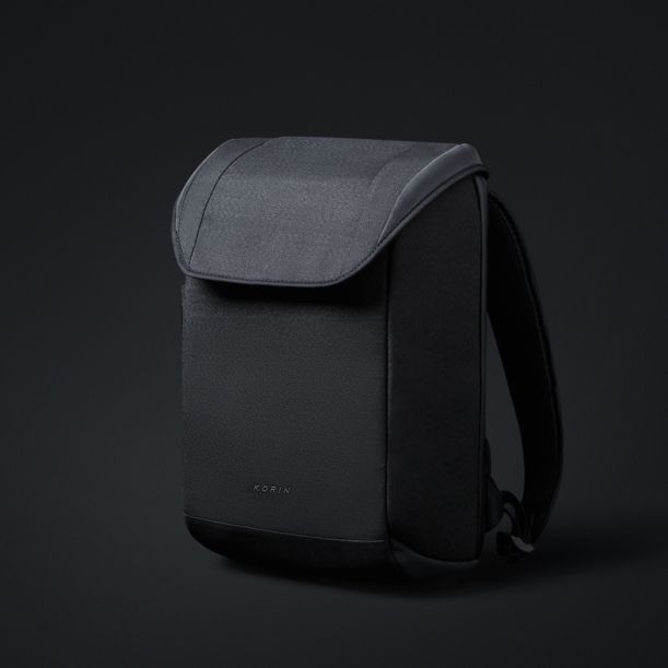 Рюкзак KORIN ClickPack X 45х32х15,5 см, с клапаном, черный (Изображение 9)