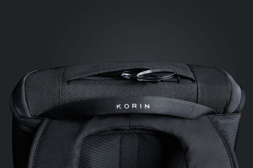 Рюкзак KORIN ClickPack X 45х32х15,5 см, с клапаном, черный (Изображение 15)