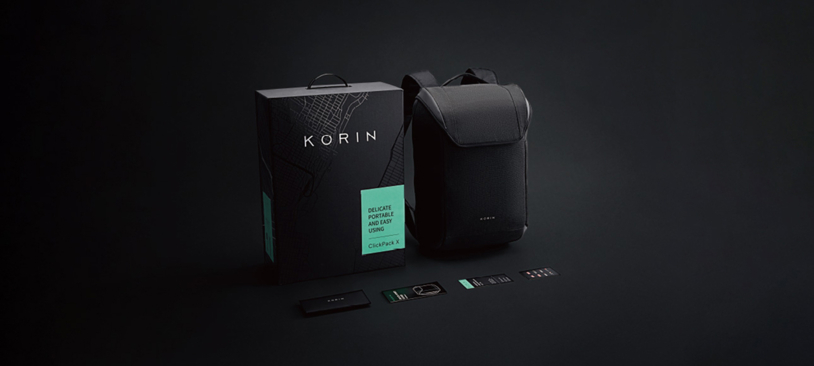 Рюкзак KORIN ClickPack X 45х32х15,5 см, с клапаном, черный (Изображение 18)