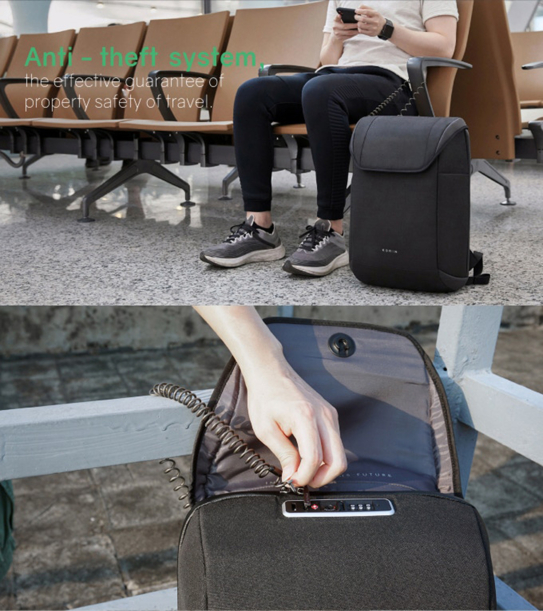 Рюкзак KORIN ClickPack X 45х32х15,5 см, с клапаном, черный (Изображение 32)