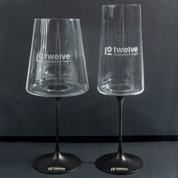 Хрустальный бокал для игристого вина на магните Trebonn SplitGlass, 2 шт, 320 мл (Изображение 16)