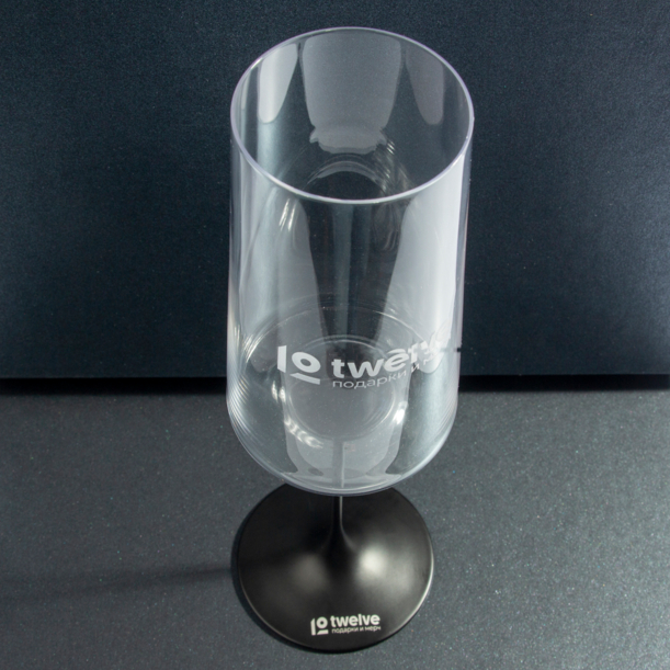 Хрустальный бокал для игристого вина на магните Trebonn SplitGlass, 2 шт, 320 мл (Изображение 18)