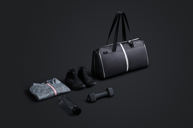 Спортивная KORIN сумка FlexPack Gym 49х26х23 см, темно-серая (Изображение 24)