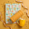 Набор подарочный  FESTIVE: плед, кружка, пакет с новогодним принтом (Изображение 2)