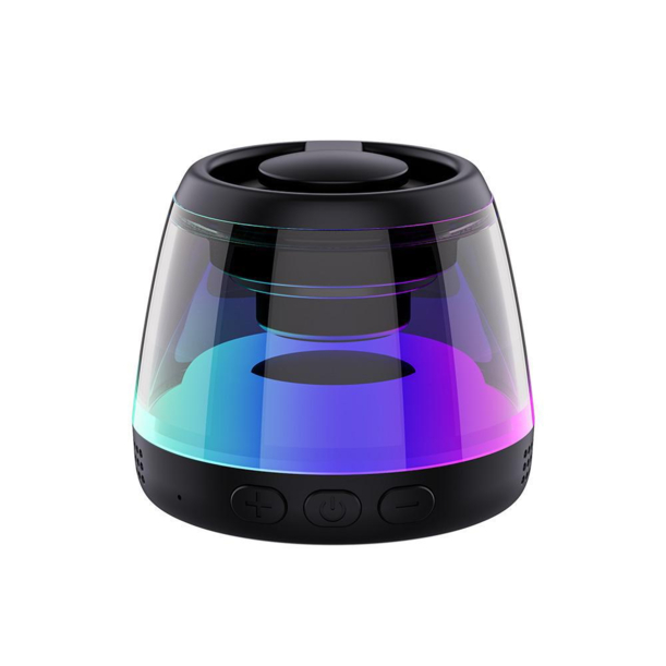 Колонка беспроводная MyTone Light  Magnet Sound, со светомузыкой, черная (Изображение 1)