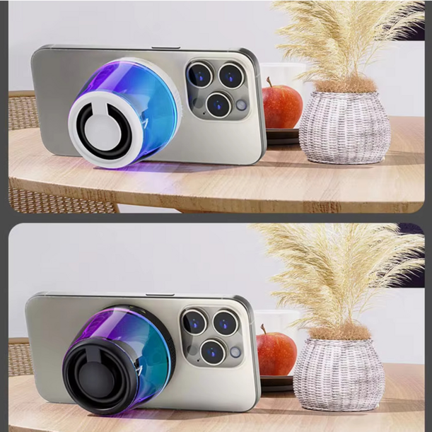 Колонка беспроводная MyTone Light  Magnet Sound, со светомузыкой, черная (Изображение 2)