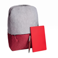 Подарочный набор READYPACK: рюкзак,  ручка, блокнот, красный
