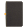Блокнот Forest  Alfa Orion Rosewood А5, недатированный, в твердой обложке, темно-серый с желтой  резинкой и петлей для ручки (Изображение 2)