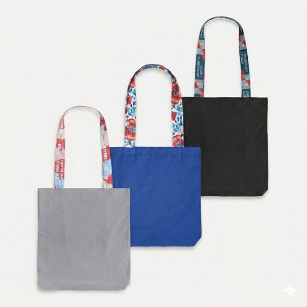 Шопер-конструктор Bolsa с узкими ручками для сублимации (Изображение 1)