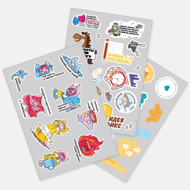 Наклейки ПВХ Sticker Pack на заказ (Изображение 1)