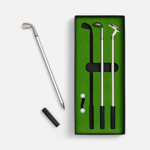 Настольный мини-гольф Golfink, черный с зеленым яблоком (Изображение 4)
