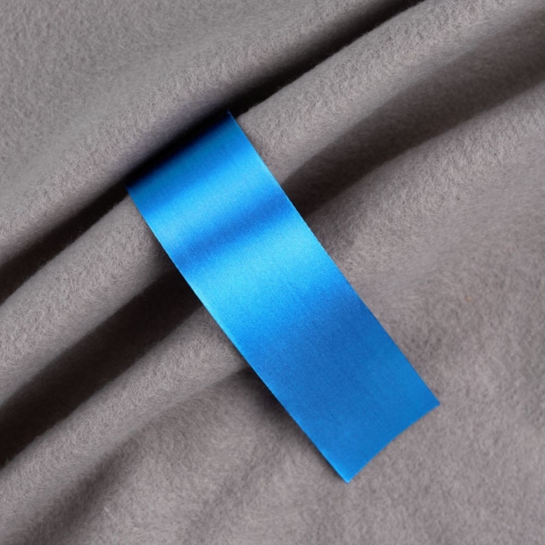 Лента сатиновая Satin 35 XXL, голубая, 210 см (Изображение 1)