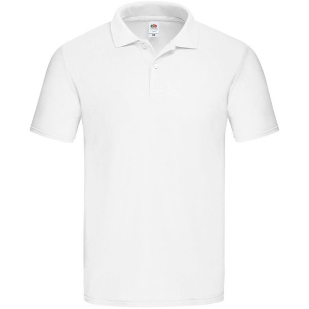 Поло мужское "Original Polo", белый_M, 100% х/б, 175г/м² (Изображение 1)
