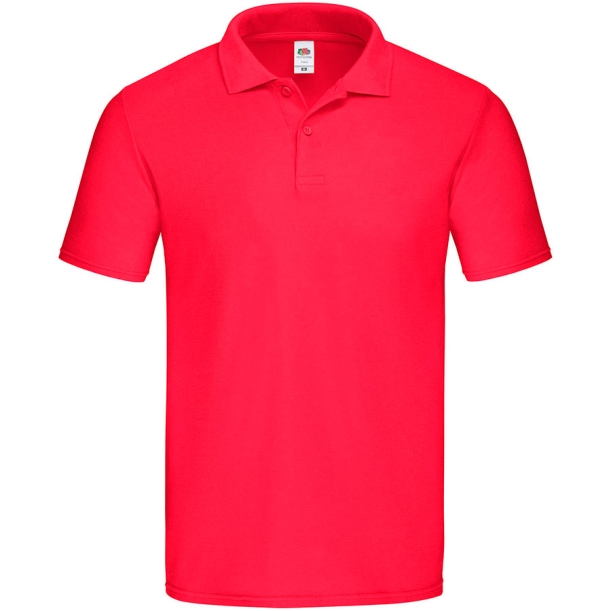 Поло мужское "Original Polo", красный_2XL, 100% х/б, 185г/м² (Изображение 1)