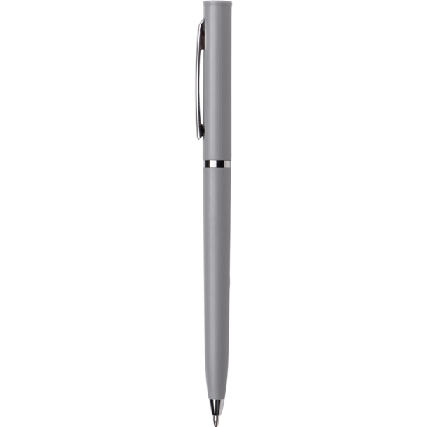 Ручка пластиковая шариковая «Navi Simple» (серый) (Изображение 4)