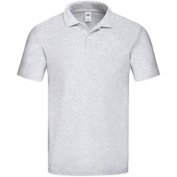 Поло мужское "Original Polo", серый меланж_S, 100% х/б, 185г/м²