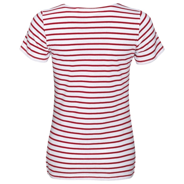 Футболка Miles Women белая с красным, размер XL (Изображение 2)