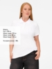 Рубашка поло женская Virma lady, белая, размер 3XL (Изображение 9)