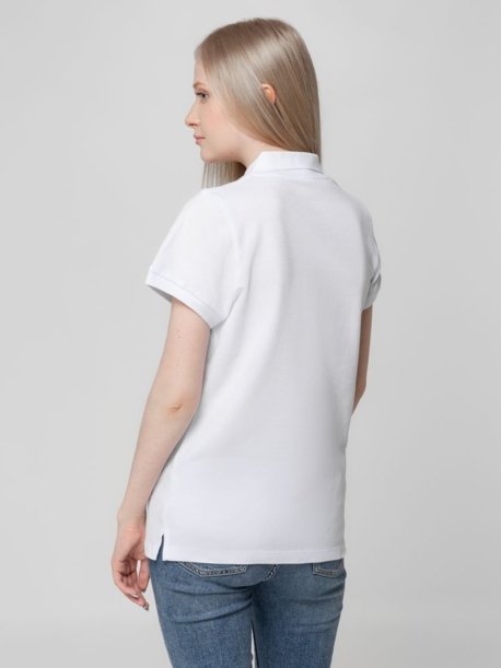 Рубашка поло женская Virma lady, белая, размер 3XL (Изображение 7)