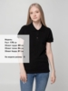 Рубашка поло женская Virma lady, черная, размер 3XL (Изображение 4)